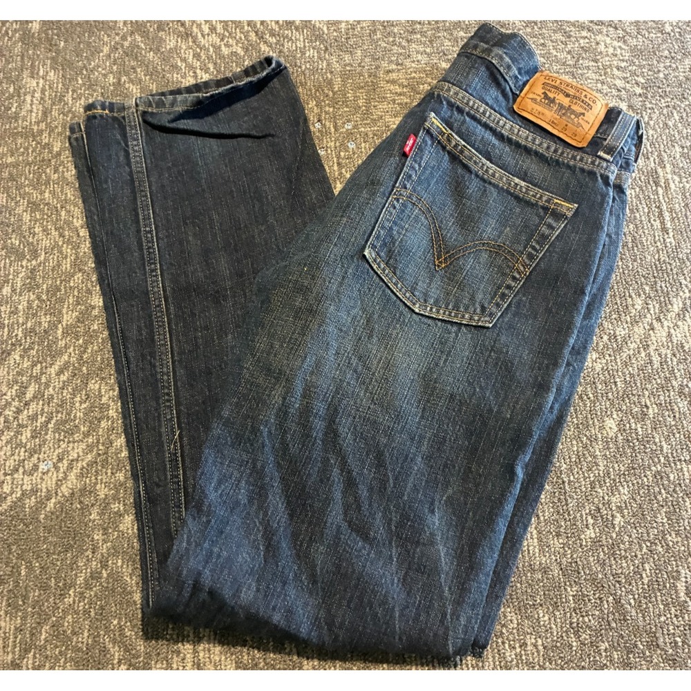 Levi's 514 Slim Straight Jeans Men's Dark Wash 28x29